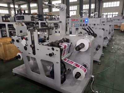 Label Slitting Machine with Rotary Die-cutting Station