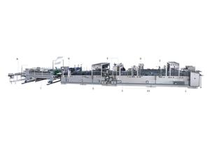 High Speed Carton Box Folding and Gluing Machine HZH-FBP