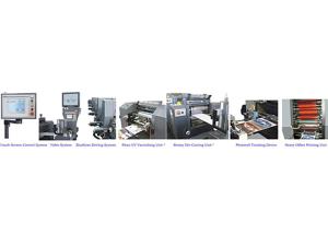  Intermittent PS Label Offset Printing Machine 